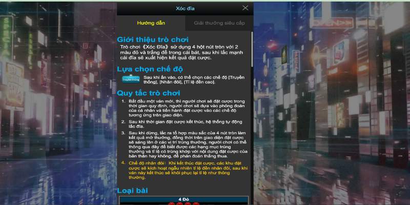 Khái quát thông tin về trò chơi cá cược - Xóc đĩa 3D Kubet777